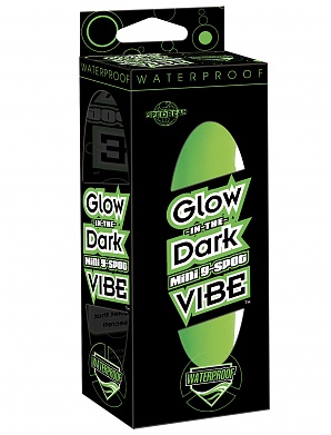 GLOW-IN-THE-DARK Luv-Touch G-Spot Vibe - Glow In The Dark Vibrator